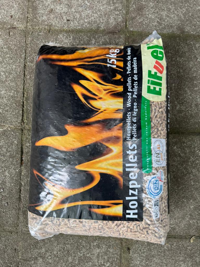 Te koop Houtpellets Naaldhout, Ophalen, Zo goed als nieuw