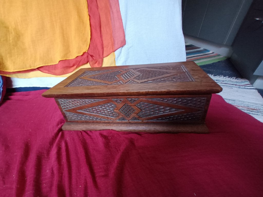 Boîte à bijoux vintage Congo, Enlèvement