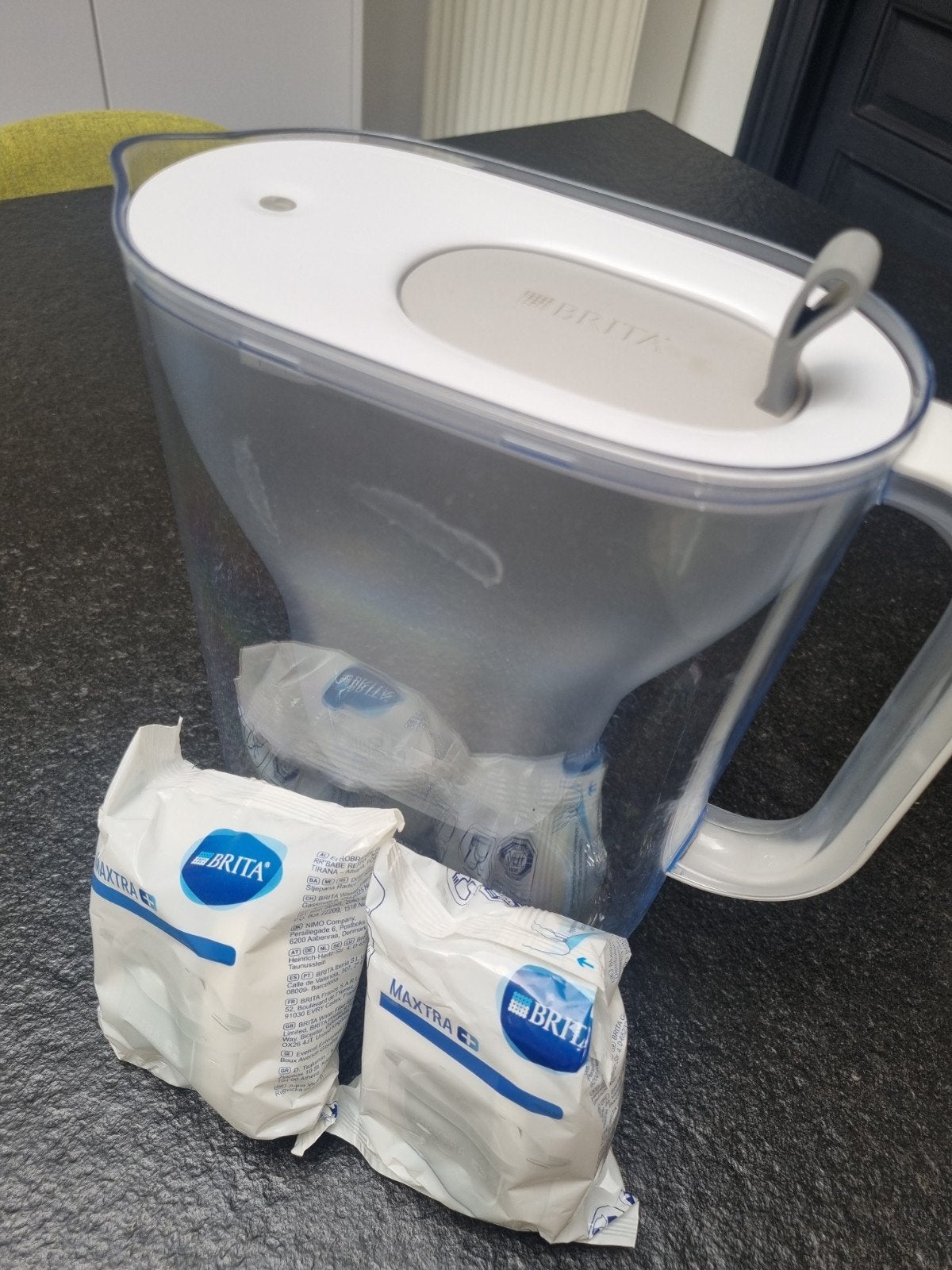 Carafe Brita + 2 filtres, Enlèvement
