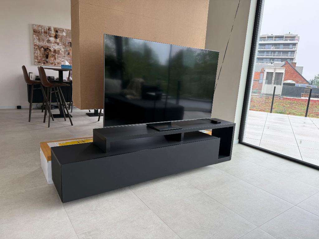 Tv meubel zwart, 25 à 50 cm, 200 cm ou plus, Moins de 100 cm, Comme neuf