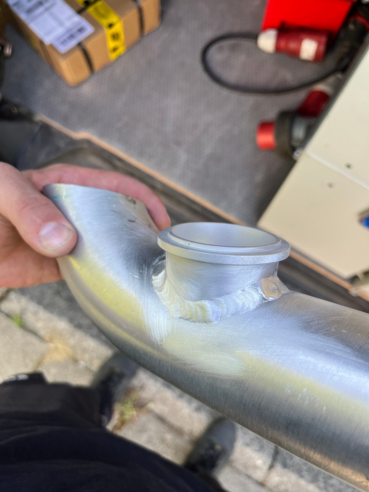 Reparation alu acier inox, Ophalen