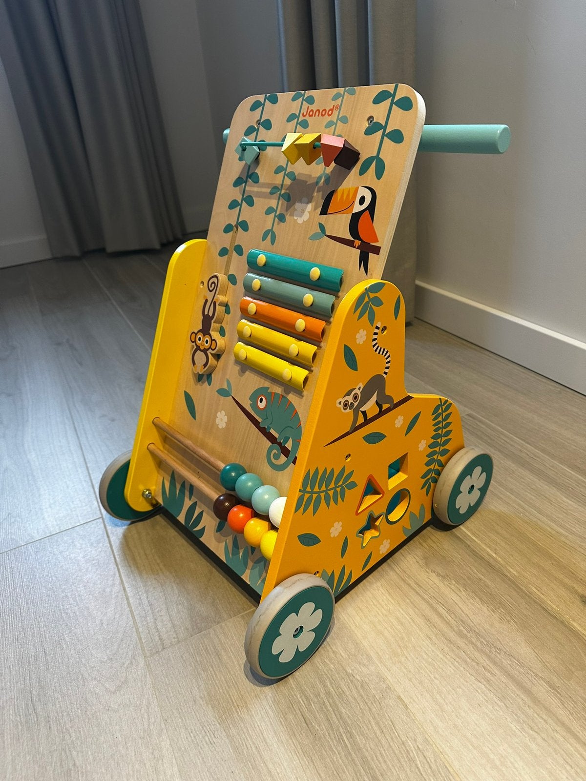 Janod Tropik houten loopwagen – zeer goede staat, Kinderen en Baby's, Ophalen, Zo goed als nieuw