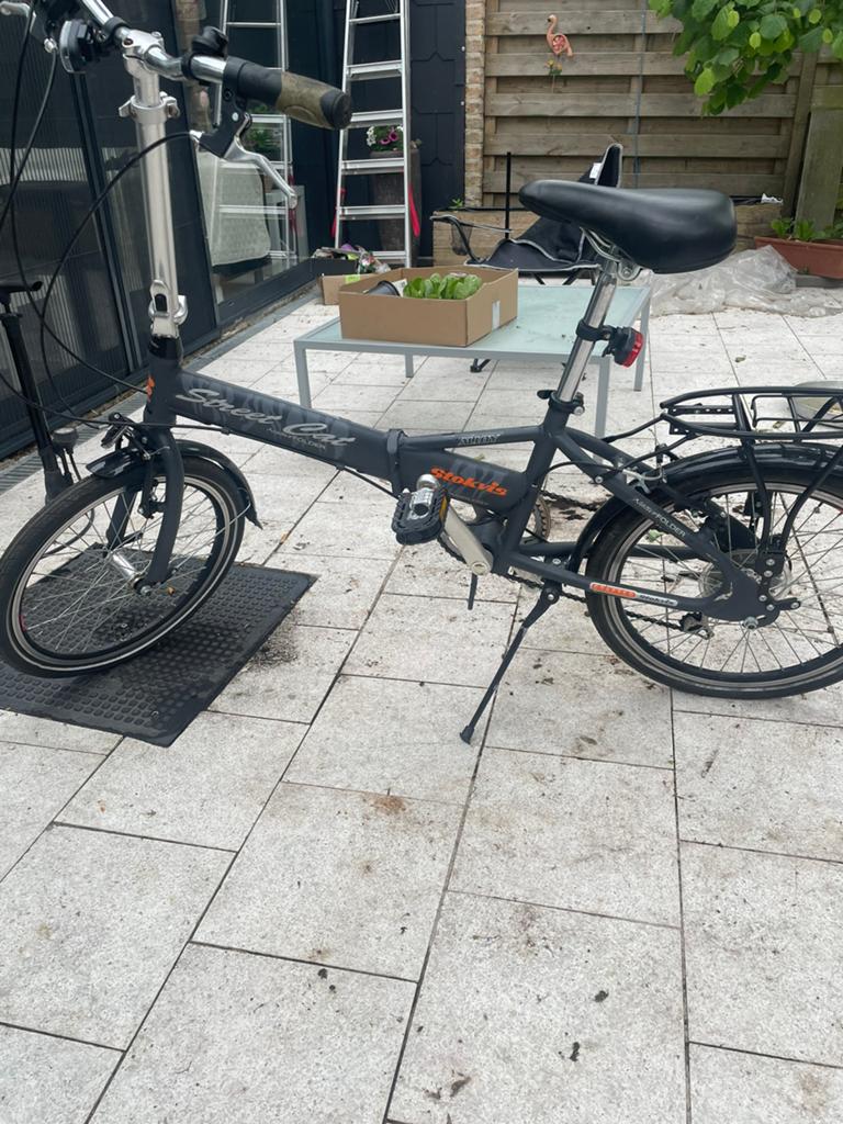 Stokvis Street Cat vouwfiets / plooifiets – compact model, Fietsen en Brommers, Fietsen | Vouwfietsen, Gebruikt, Dames, Deels opvouwbaar