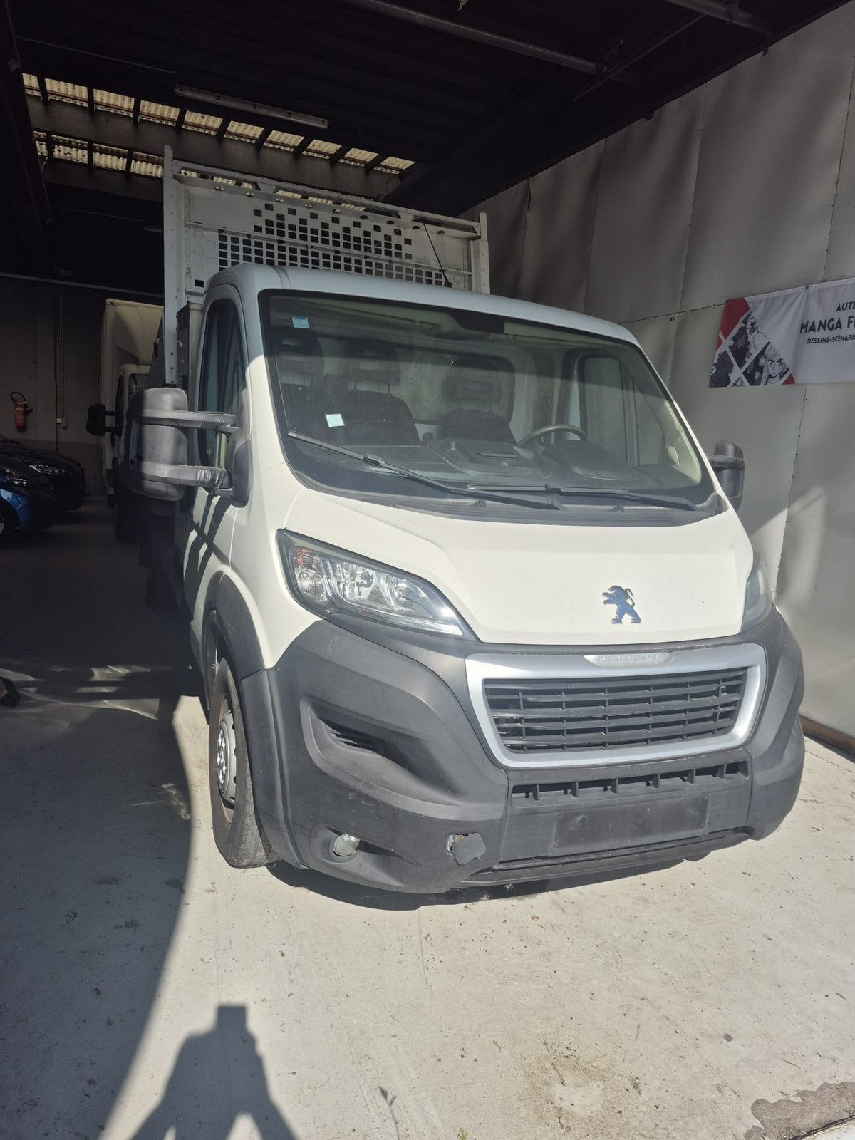 Peugeot Boxer 2.0HDI Tipper Benne basculante BTW 2018 clima, Autos, Euro 6, Entreprise, 3 places, Boîte manuelle