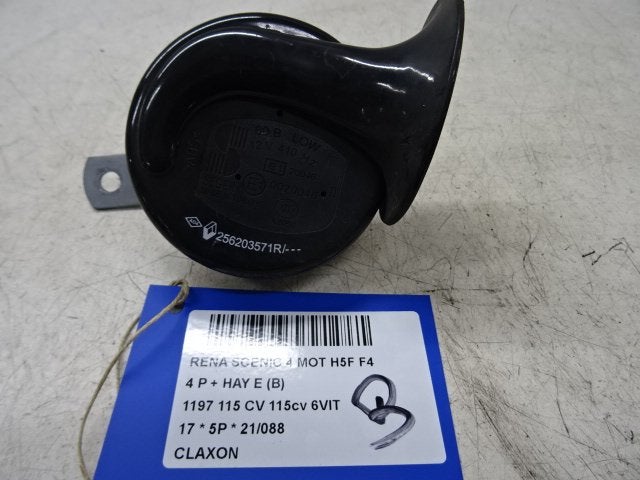 AVERTISSEUR/KLAXON Renault Scénic IV (RFAJ) (256203571R), Utilisé, Renault