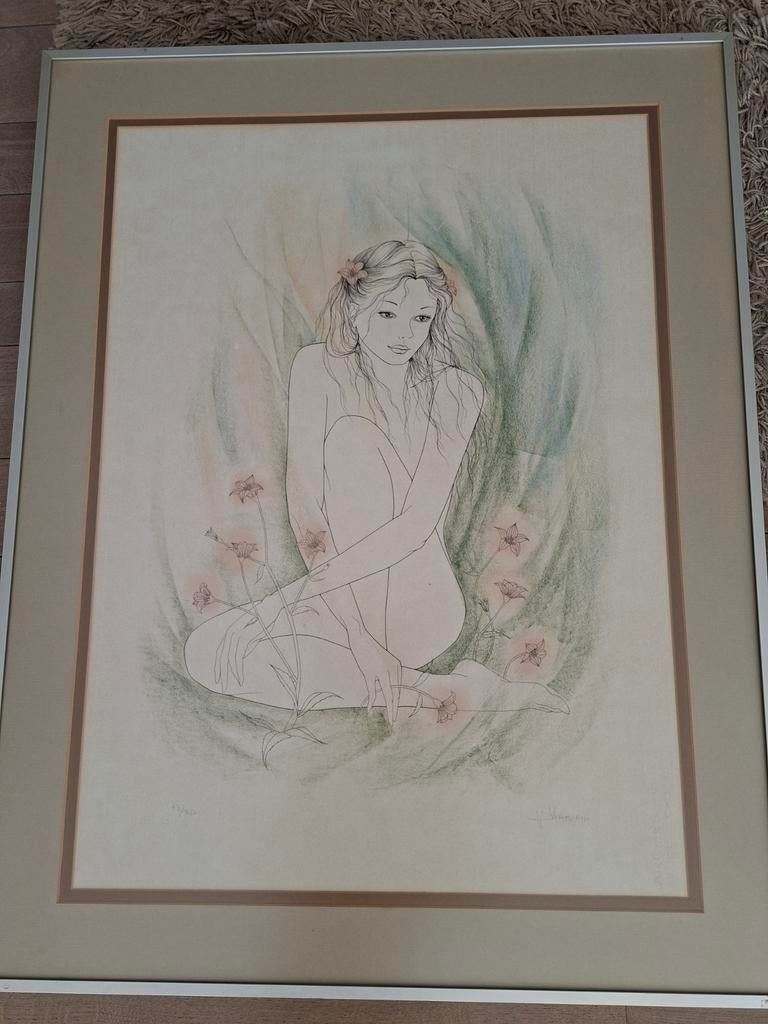 Litho 90 op 70, Antiek en Kunst, Kunst | Litho's en Zeefdrukken, Ophalen