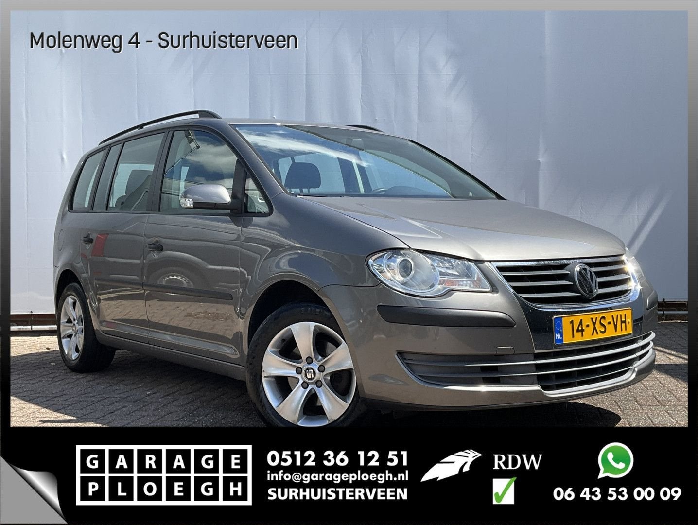 Volkswagen Touran 1.4 TSI Optive 1Eig Automaat Hoge zit Trek, Autos, Volkswagen, Argent ou Gris, Achat, Electronic Stability Program (ESP)