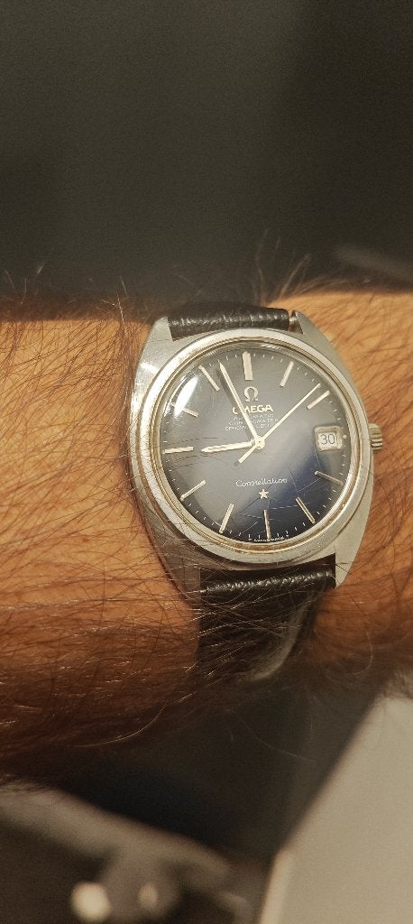 Omega Constellation Réf. 168.017, Bijoux, Sacs & Beauté, Montres | Hommes, Cuir, Acier, Enlèvement, Utilisé