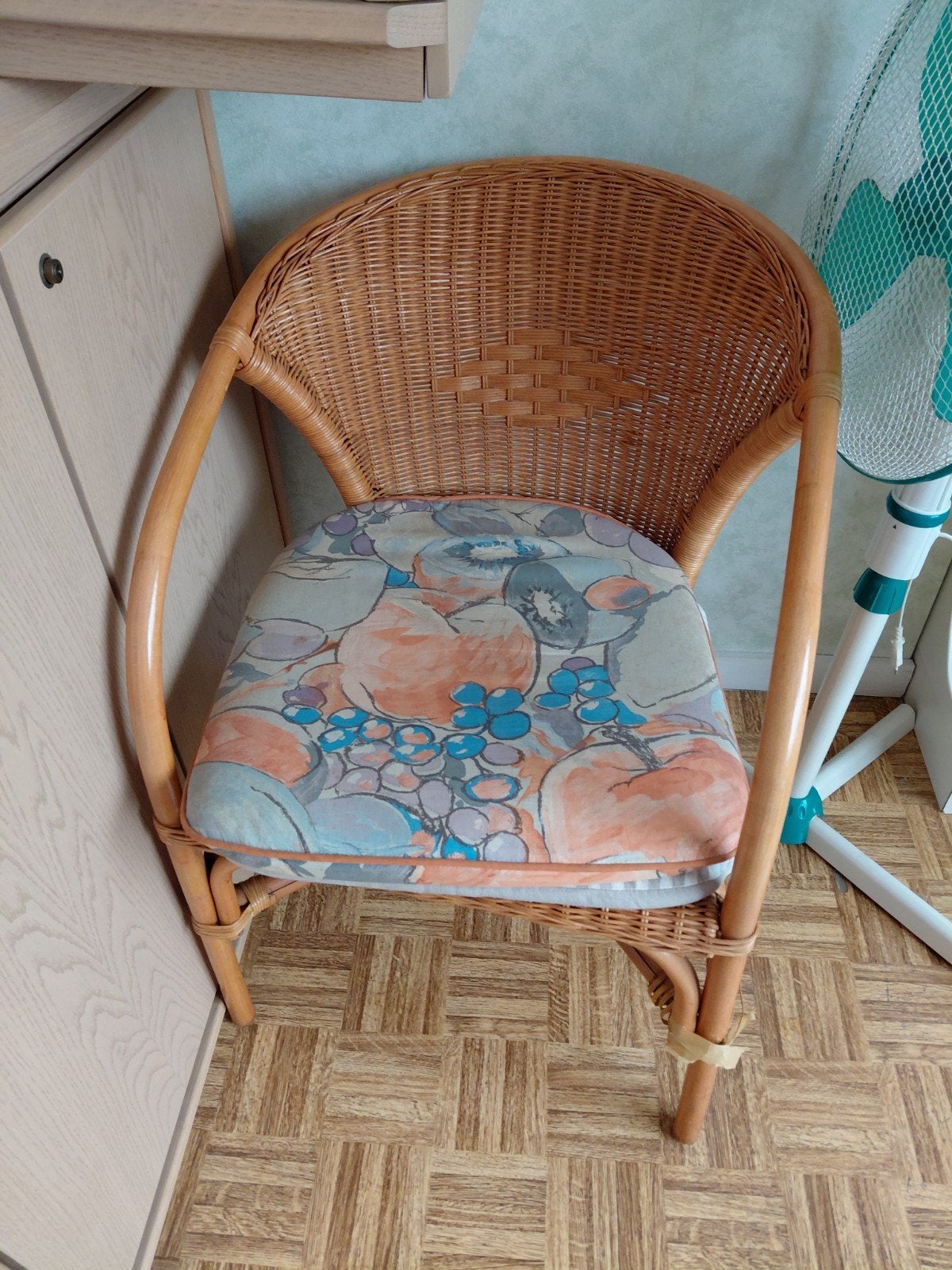 rieten zeteltje 2 stuks, Antiek en Kunst, Ophalen