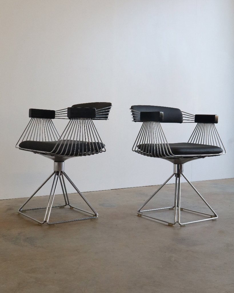 2 chaises Delta de Rudi Verelst pour Novalux des années 70, Enlèvement