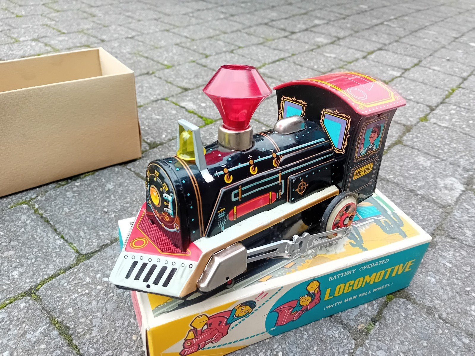 Vintage Blikken stoomtrein made in China perfecte staat MIB, Enlèvement ou Envoi