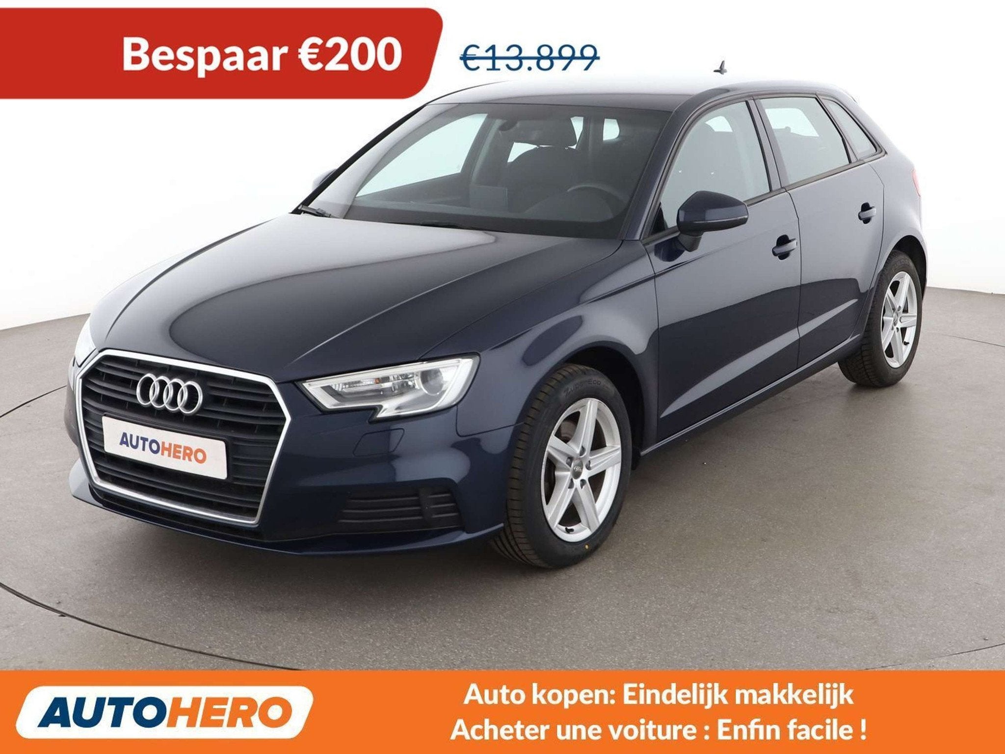 Audi A3 1.6 TDI (année de construction 2018, automatique), Autos, Achat, Noir, 5 portes, Automatique