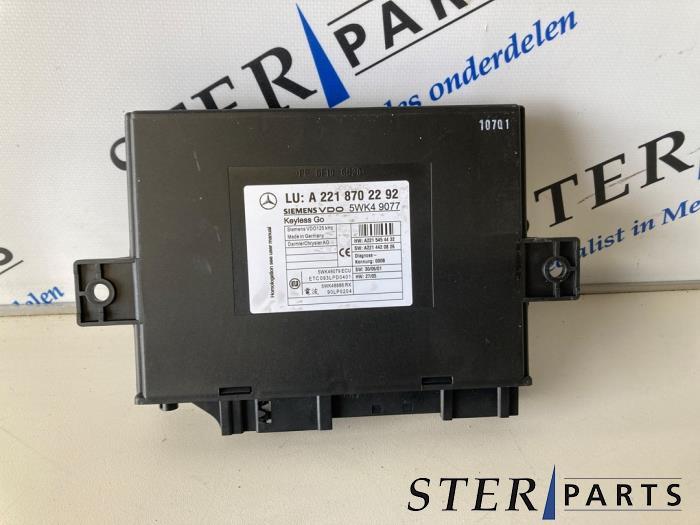 Module véhicule sans clés d'un Mercedes S-Klasse, Enlèvement ou Envoi, 3 mois de garantie, Utilisé, Mercedes-Benz