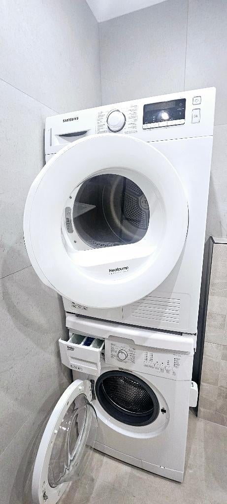 Wasmachine en droogkast nieuwstaat, Ophalen, 8 tot 10 kg, Nieuw, 85 tot 90 cm