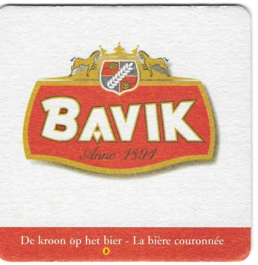 bierviltje 1st Bavik de kroon op het bier, Verzamelen, Biermerken, Verzenden