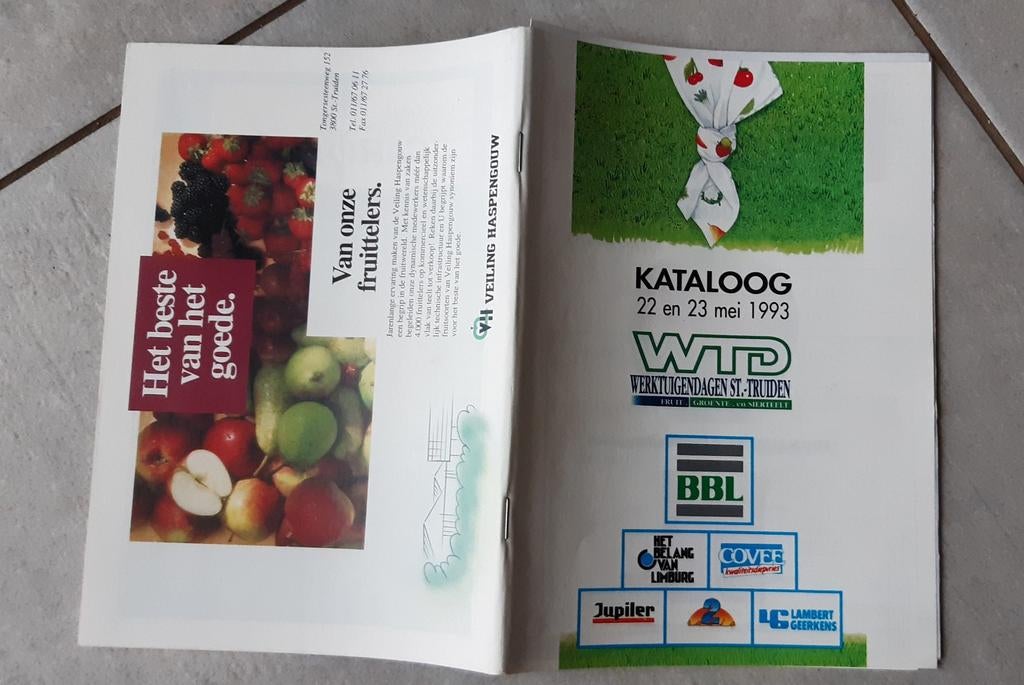 kataloog 1993 werktuigendagen Sint-Truiden WTD oude folder, Boeken, Werktuigendagen studiekring, Ophalen of Verzenden, Zo goed als nieuw