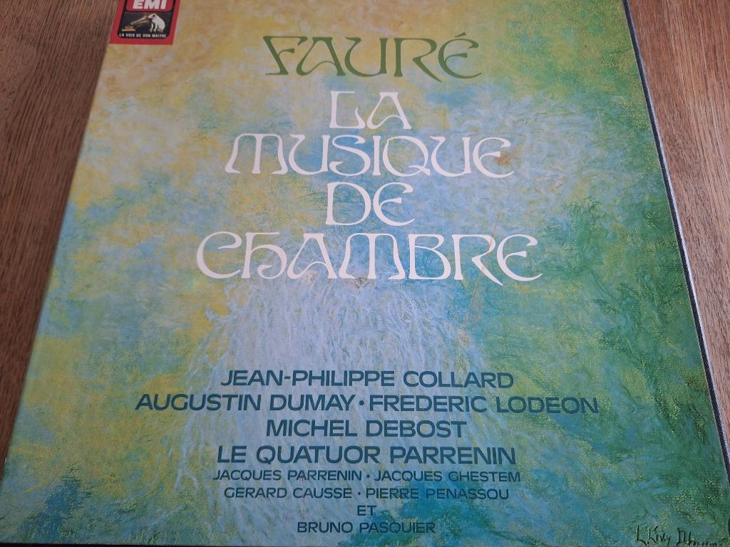 Faure / Collard - Dumay - Lodéon - Debost Box 6 x Lp's Vinyl, CD & DVD, Vinyles | Classique, Utilisé, Musique de chambre, Romantique