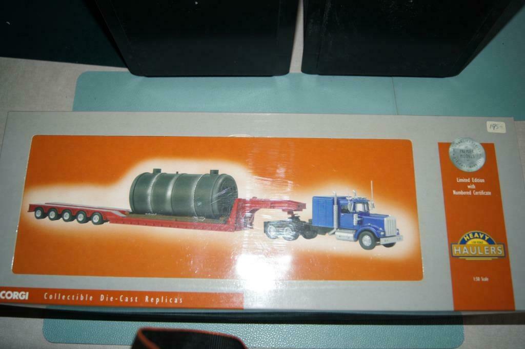 Kenworth W925 With Low Loader And Boiler Load 1:50, Enlèvement ou Envoi, Neuf, Voitures