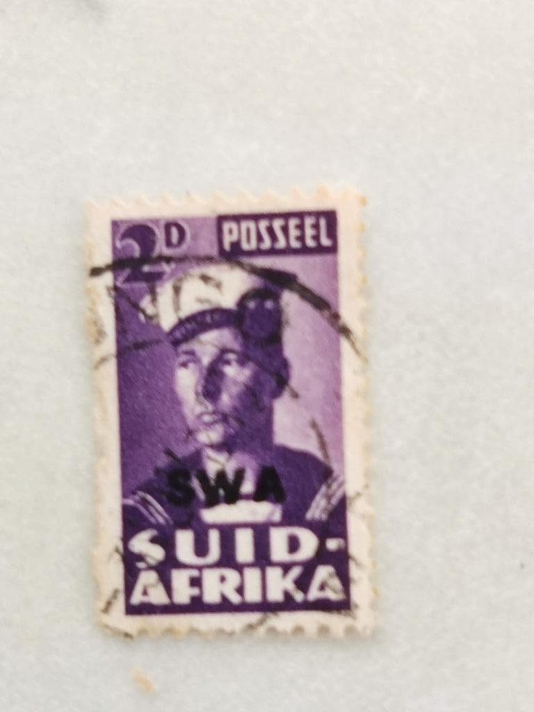 Suid-Afrika 1943 - marin - surcharge SWA, Enlèvement ou Envoi, Affranchi