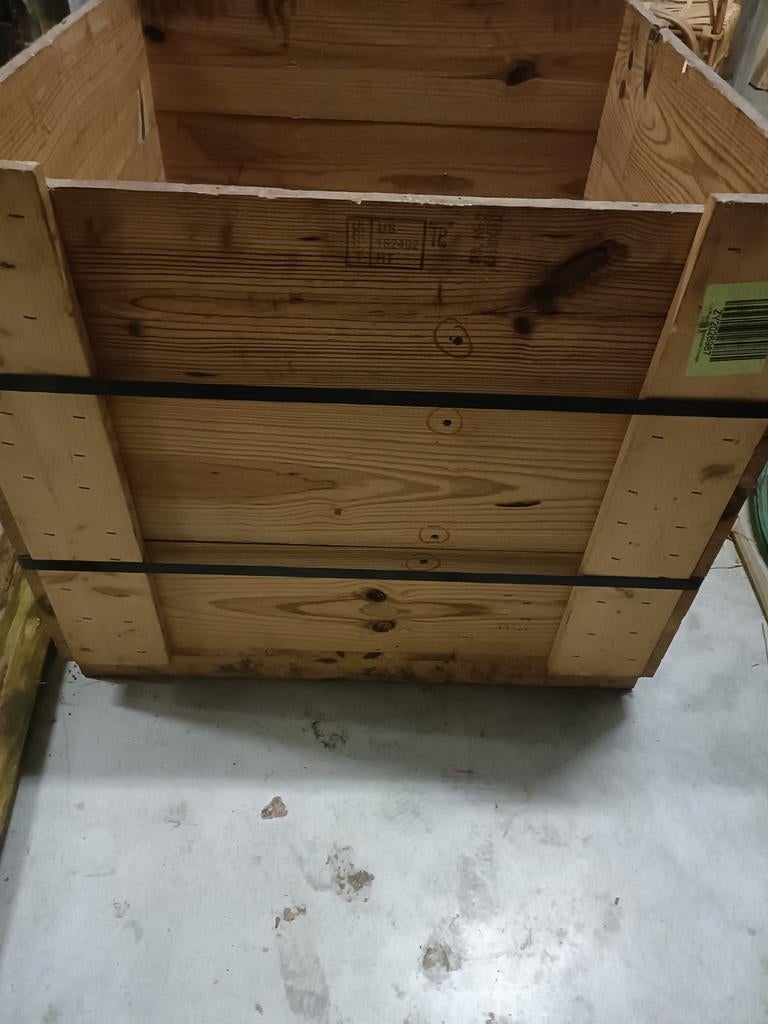 Houten kist bak 69cm 89 cm, Doe-het-zelf en Bouw, Kratten en Dozen, Ophalen