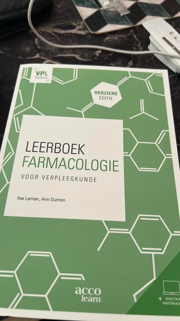 Leerboek farmacologie, Boeken, Ophalen of Verzenden, Zo goed als nieuw