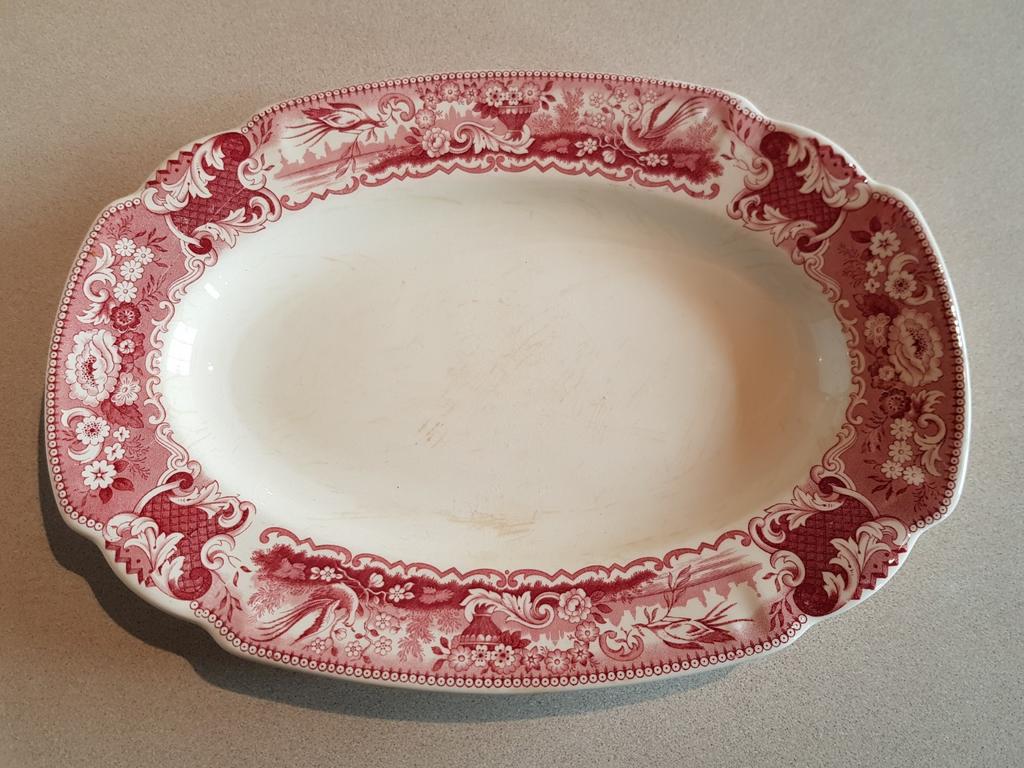 Société Céramique Maestricht grote ovale schaal Victoria, Ophalen of Verzenden
