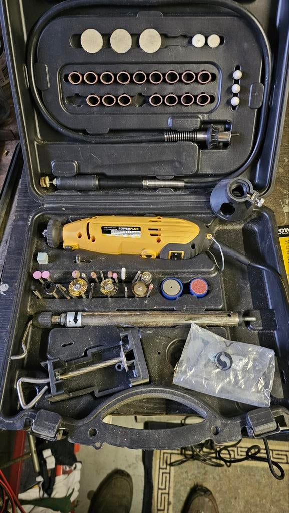 Coffret dremmel avec affûteur chaîne tronçonneuse, Enlèvement ou Envoi