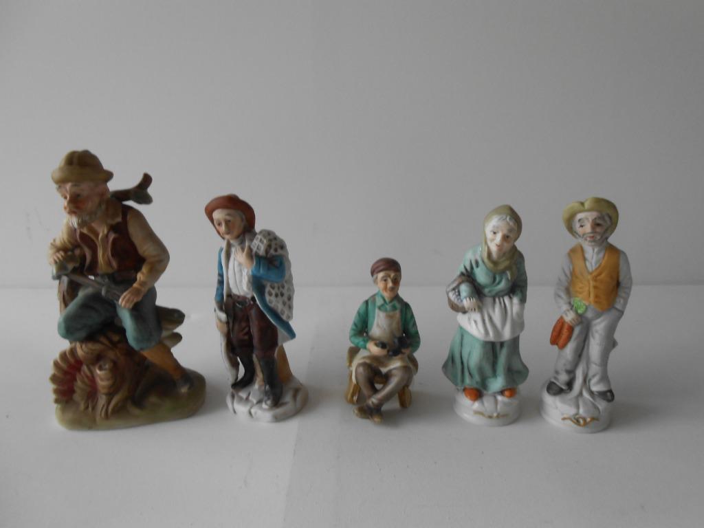 5 figurines en albâtre, Enlèvement ou Envoi, Comme neuf, Humain