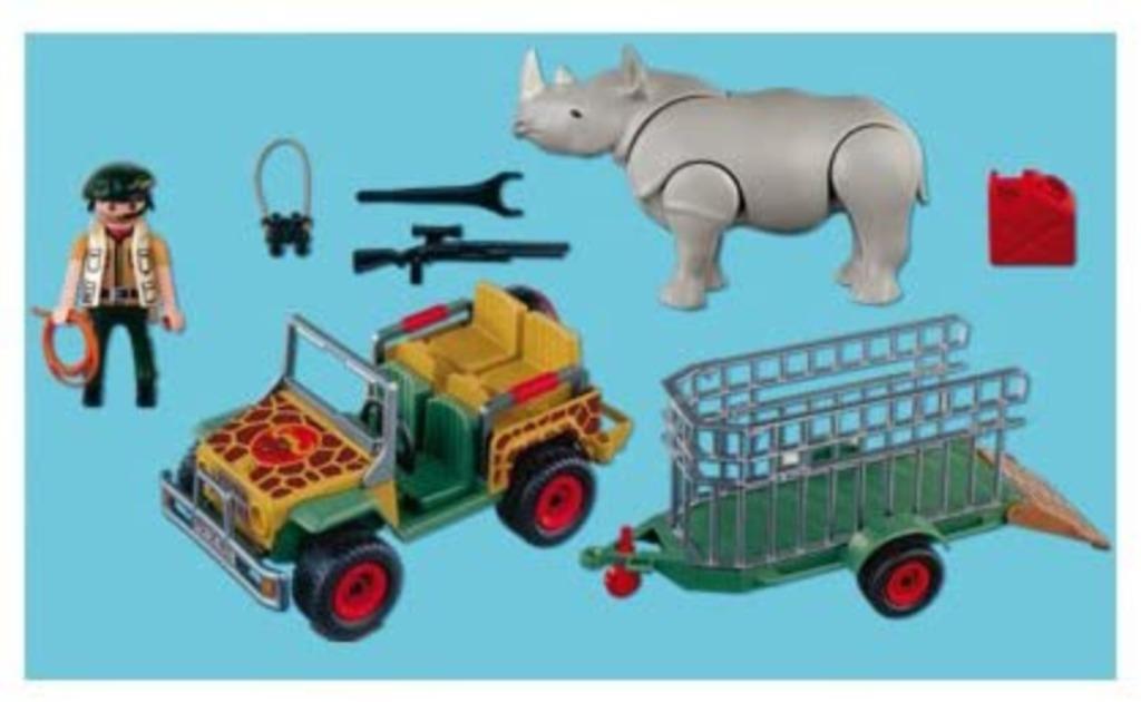 Playmobil - Jeep - Safari, Kinderen en Baby's, Ophalen of Verzenden, Gebruikt, Complete set