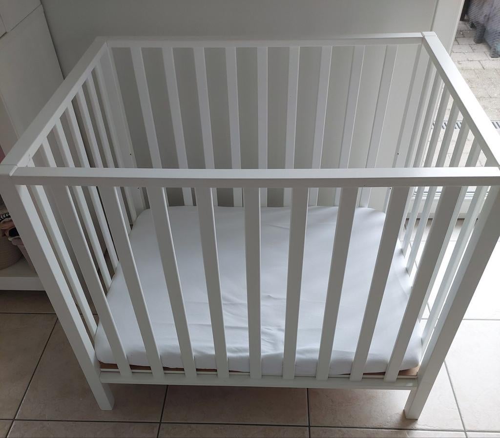 Babypark Quax cube wit, Ophalen, Zo goed als nieuw, Rechthoekig, In hoogte verstelbaar