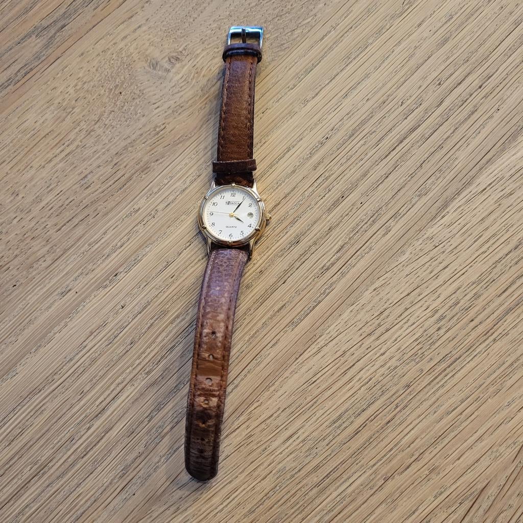 Nog werkend Rodania damesuurwerk, Ophalen of Verzenden, Gebruikt, Leer, Overige merken