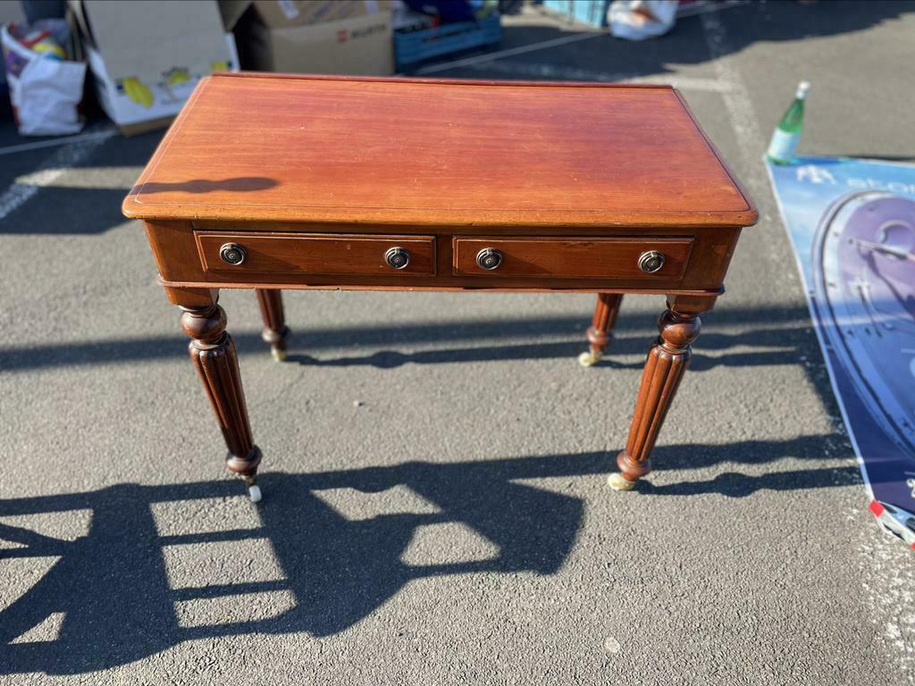Table à écrire en acajou Louis Philippe- XIX siècle, Antiquités & Art