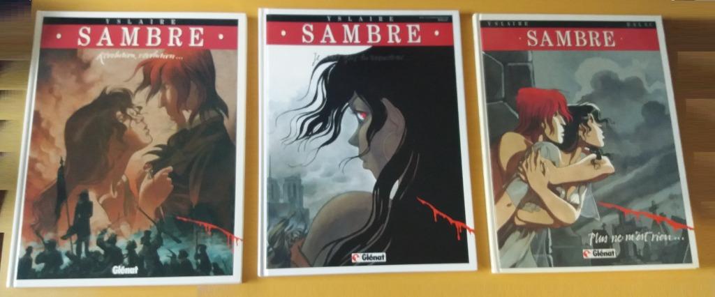 Sambre, lot de 4 tomes (1/2/3/5) en premières éditions, Enlèvement