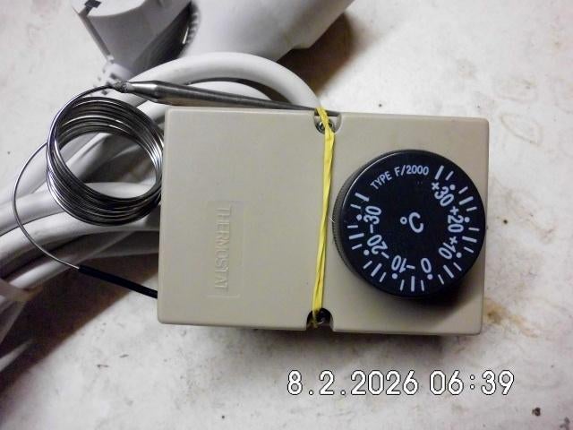 VERLENG KABEL MET THERMOSTAAT, Doe-het-zelf en Bouw, Ophalen, Nieuw, Kabel of Snoer