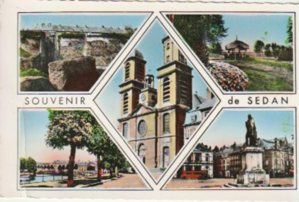 SEDAN    SOUVENIR DE    CARTE POSTALE, Collections, Enlèvement ou Envoi, Non affranchie, France