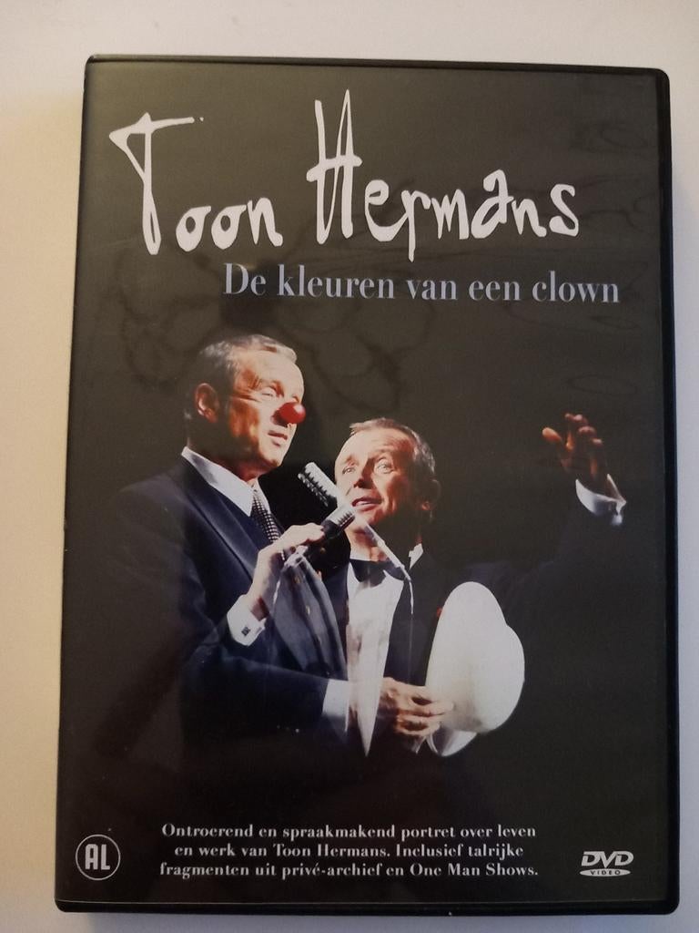 Dvd Toon Hermans : De kleuren van een clown (Cabaret), Ophalen of Verzenden, Zo goed als nieuw
