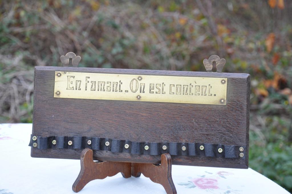 porte pipes bois et cuivre 11 emplacements, Enlèvement ou Envoi, Utilisé, Autres types