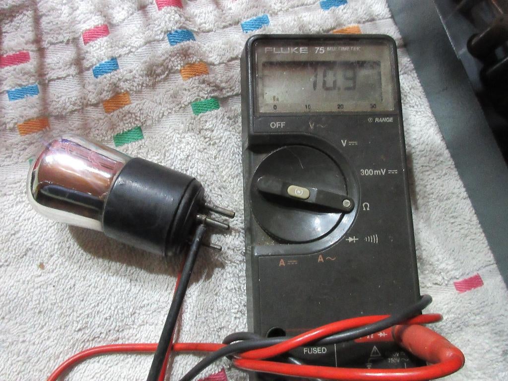 Lampe radio TSF années 1920' type Philips B406, Enlèvement ou Envoi