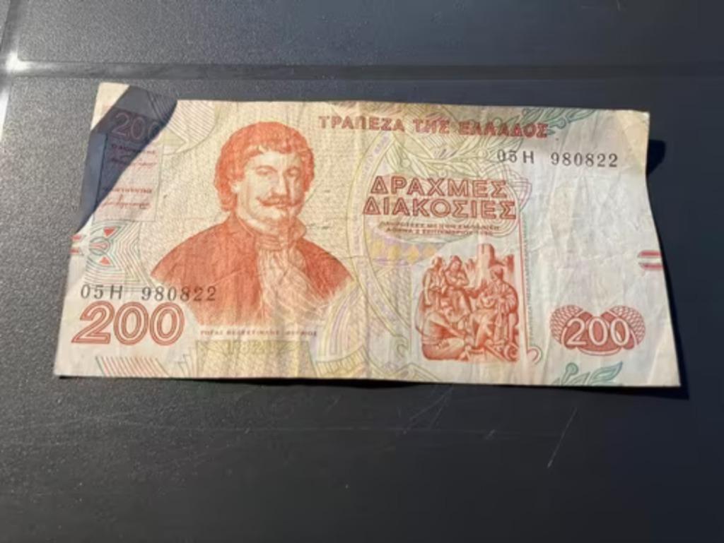 biljet Greece 100 DRACHMA Griekse drachme, Ophalen of Verzenden