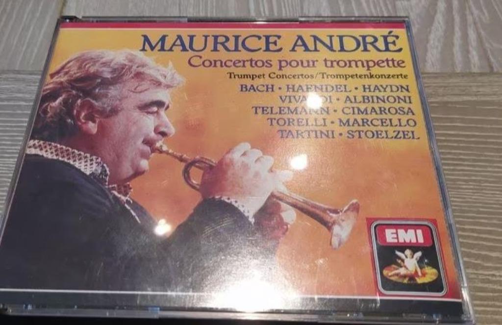 Maurice André concertos pour trompette 2 cd, Ophalen, Zo goed als nieuw, Overige typen