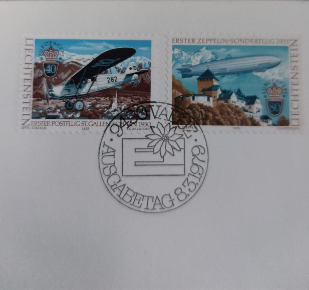 FDC Liechtenstein 1979, Postzegels en Munten, Ophalen of Verzenden