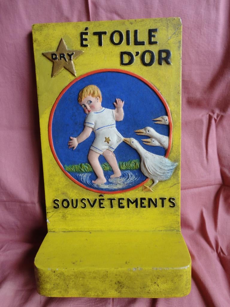 ETOILE d’ OR plaaster figuur , zeldzaam, Verzamelen, Ophalen of Verzenden, Gebruikt, Overige typen