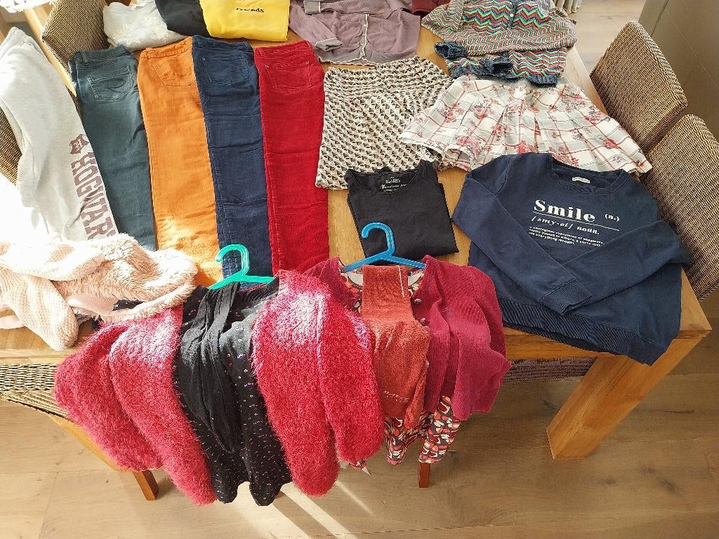 Groot pakket kledij, meisje, vooral maat 152, Ophalen of Verzenden, Zo goed als nieuw, Maat 152