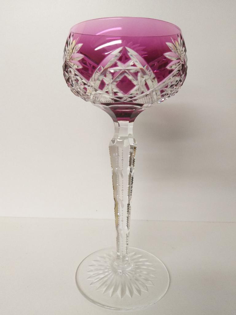 Verre en cristal, Val Saint Lambert, Antiquités & Art, Enlèvement ou Envoi