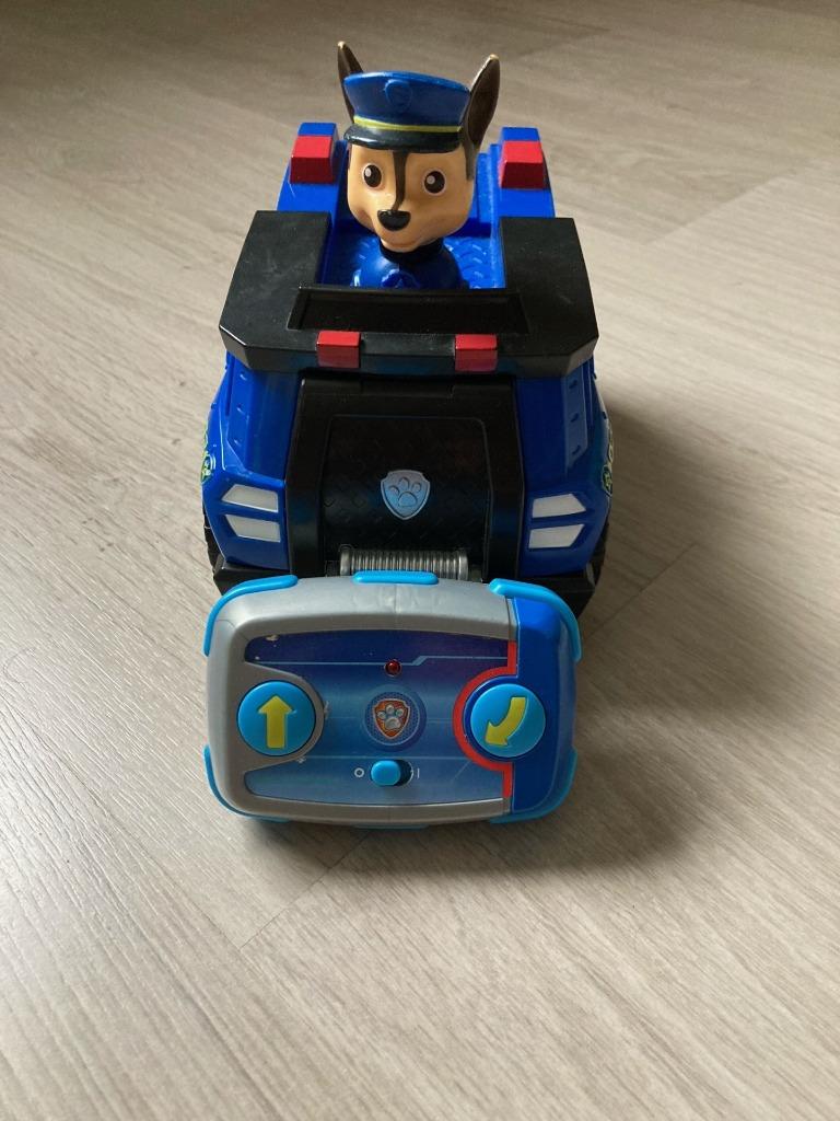 Paw Patrol Chase met afstandsbediening, Kinderen en Baby's, Speelgoed |Speelgoedvoertuigen, Ophalen of Verzenden, Zo goed als nieuw