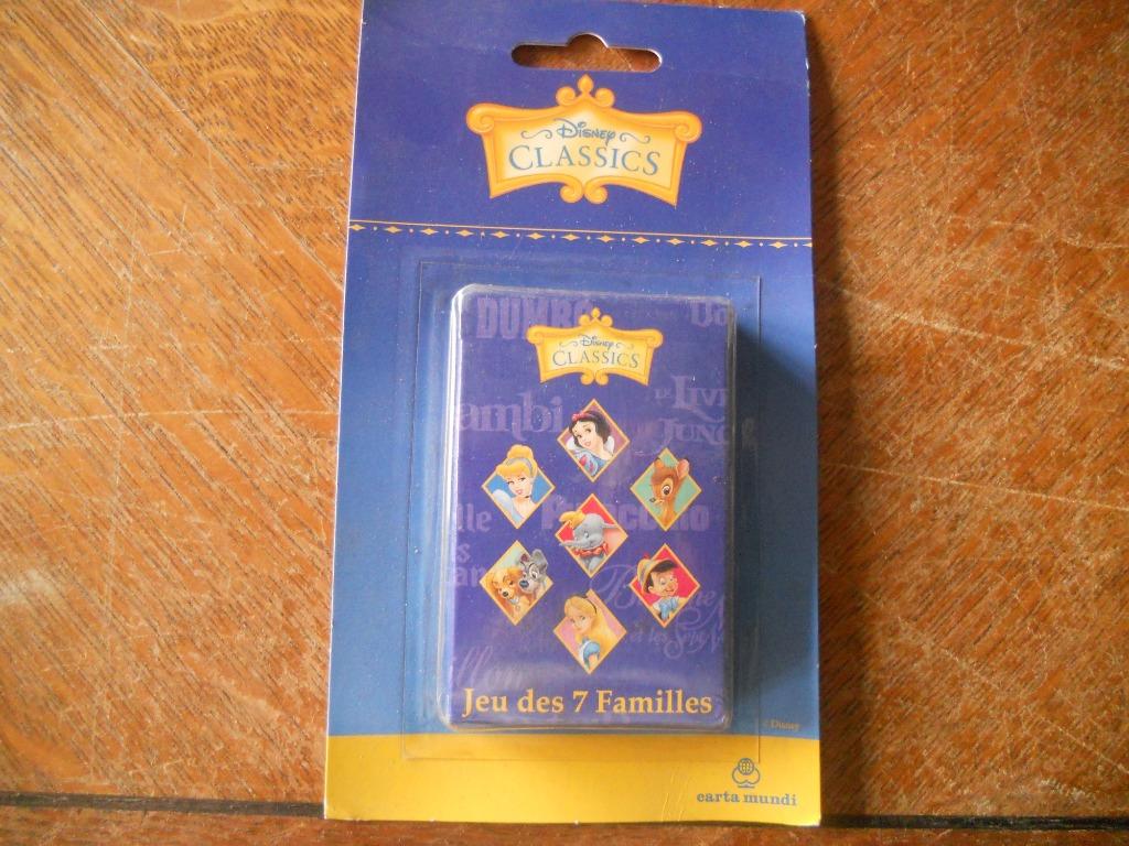 disney classics : jeu des 7 familles, Vijf spelers of meer, Ophalen of Verzenden, Nieuw, Carta mundi