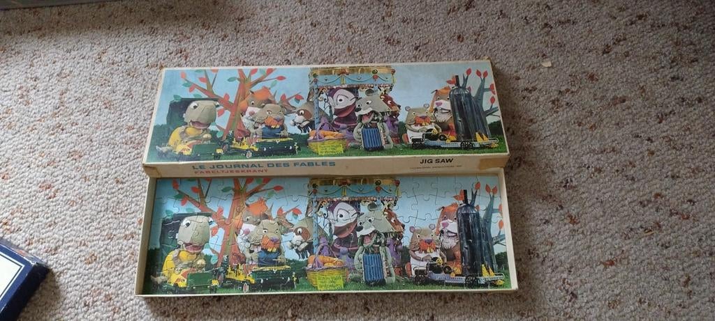 fabeltjeskrant puzzel, Ophalen