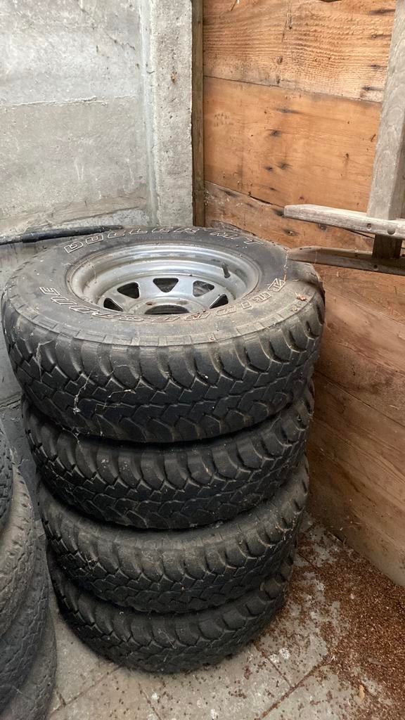 Suzuki samurai bandenset, Ophalen, Gebruikt