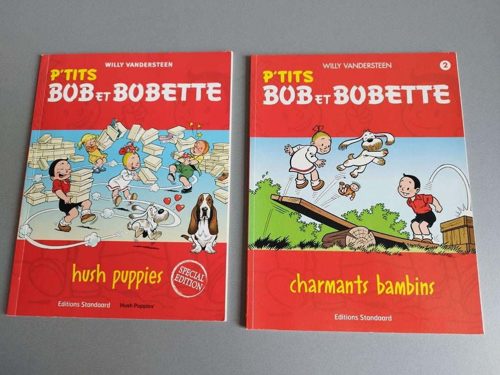 P'tits Bob et Bobette 2 titres Vandersteen, Boeken, Stripverhalen, Complete serie of reeks, Ophalen of Verzenden, Zo goed als nieuw