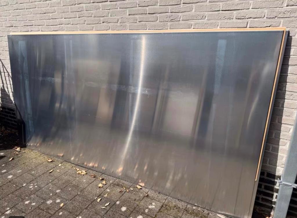 nieuwe vlakke aluminium plaat 3m x 1,5m dikte 3mm met folie, Auto-onderdelen, Overige Auto-onderdelen, Nieuw, Ophalen